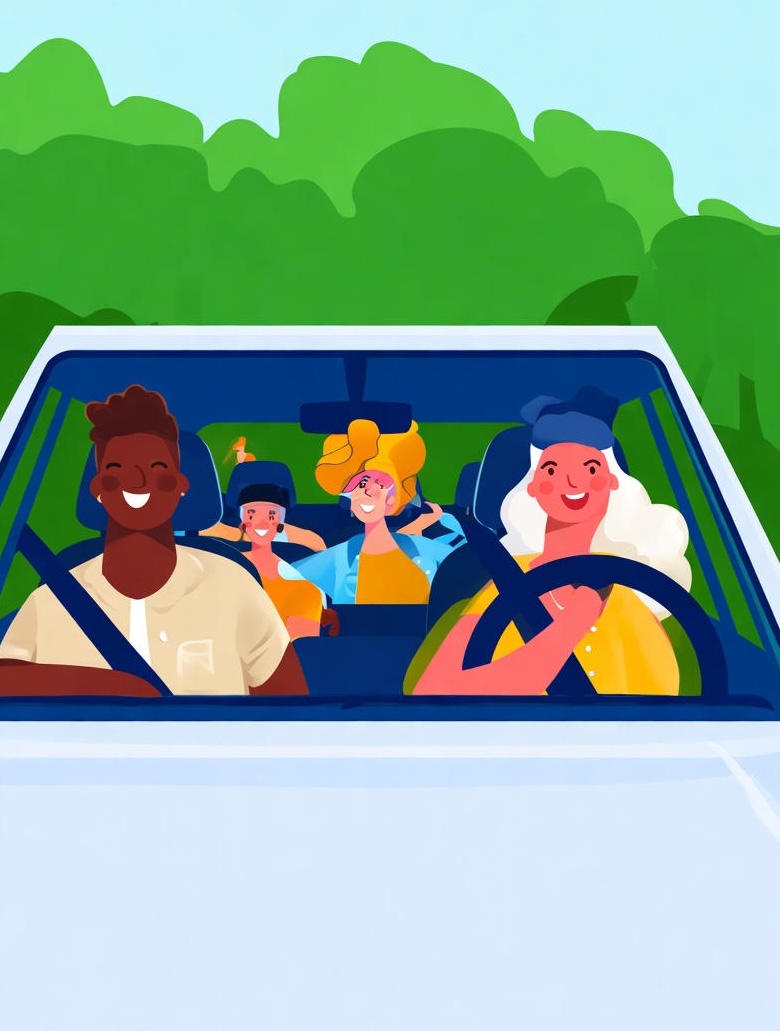 Driving rewards illustration